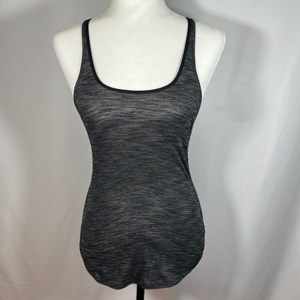 Lululemon Heather Grey Racerback Tank Top